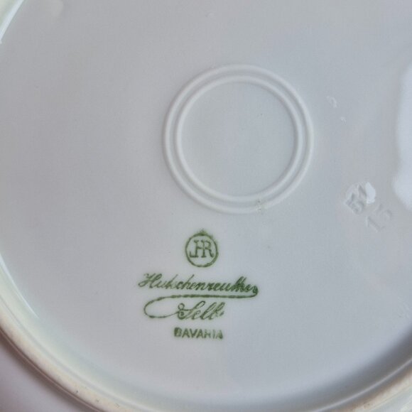 Hutchenreuther Selb Bavaria Handpainted Gold Trimmed Plate Cottagecore - Picture 9 of 13